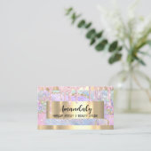 Makeup artistieke Gold-gefrituurde QRCode-schijven Visitekaartje (Staand voorkant)