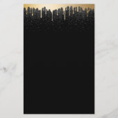 Makeup artistieke Gold Lips Modern Drift Black Gli Flyer (Achterkant)