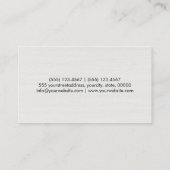 Makeup artistieke moderne  Floral Pattern #3 Visitekaartje (Achterkant)