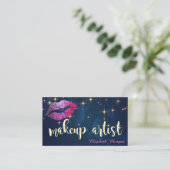 Makeup artistieke moderne lips uit de galerij ster visitekaartje (Staand voorkant)