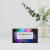 Makeup artistieke moderne melkweg #15 visitekaartje (Staand voorkant)