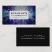 Makeup artistieke moderne melkweg #24 visitekaartje (Voorkant / Achterkant)