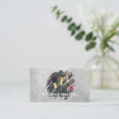 Makeup artistieke penselen | Modern Klantenkaartje (Staand voorkant)