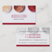 MakeUp artistieke visitekaartje (Voorkant / Achterkant)