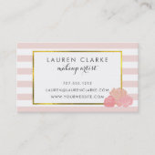 Makeup Artistische Kaarten | Hallo Prachtige dubbe Visitekaartje (Voorkant)