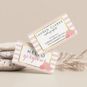 Makeup Artistische Kaarten | Hallo Prachtige dubbe Visitekaartje