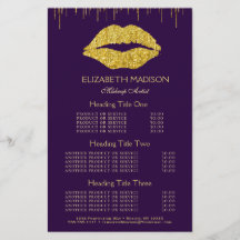Makeup Artists Gold Glam Lips Services en Pricing