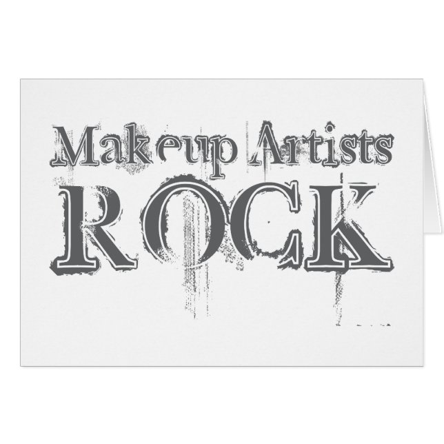 Makeup Artists Rock (Voorkant Horizontaal)