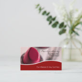 Makeup Artsist Visitekaartjes (Staand voorkant)