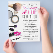 Makeup & Beauty Chic Glam Event Flyer Poster (Hand)