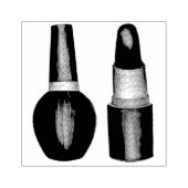 Makeup Beauty Lipstick Tube Nail Poolse fles Rubberstempel (Afrduk)
