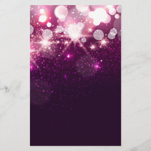 Makeup Beauty - Roze glitter Sparkles Flyer (Achterkant)