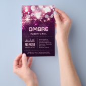 Makeup Beauty - Roze glitter Sparkles Flyer (Hand)