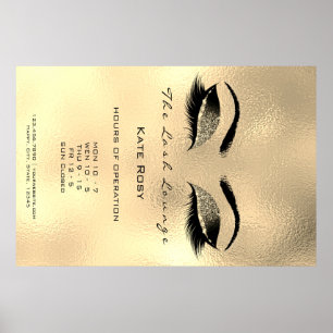 Makeup Beauty Salon Browns Beauty Openinguren Poster