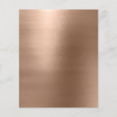 Makeup Beauty Salon Gold Glitter Flyer Skinny Lux1 (Achterkant)