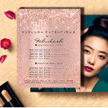 Makeup Beauty Salon Hair Roos Glitter Flyer Driver<br><div class="desc">florenceK luxe schoonheidssalon collectie</div>