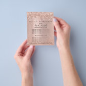 Makeup Beauty Salon Hair Roos Glitter Flyer Driver (Hand)