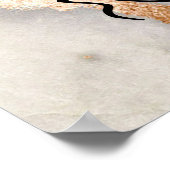 Makeup Beauty Salon Marble Lash Naam Coral Marble Poster (Hoek)