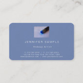 Makeup Beauty Salon Modern Elegant Professional Visitekaartje (Achterkant)