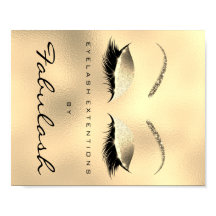 Makeup Beauty Salon Name Gold Glitter VIP