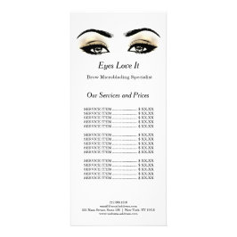 Makeup Beauty Salon Name Microblanding Lashes Reclamekaart