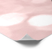 Makeup Beauty Salon Name Roos Gold Pink Eyebrow Poster (Hoek)