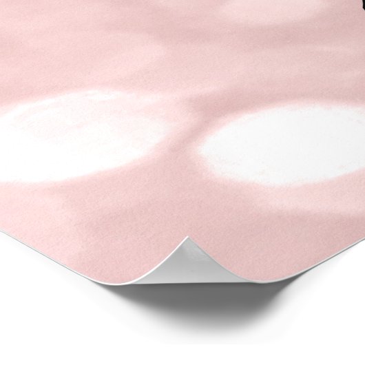 Makeup Beauty Salon Name Roos Gold Pink Eyebrow Poster (Hoek)