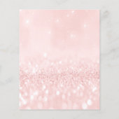 Makeup Beauty Salon Pink Glitter Flyer Powder Lash (Achterkant)