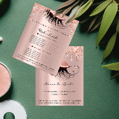 Makeup Beauty Salon Pink Glitter Flyer Spark Roos