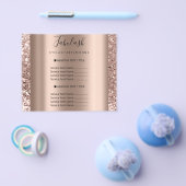 Makeup Beauty Salon Roos Glitter Flyer Hair Nails (Enkel)