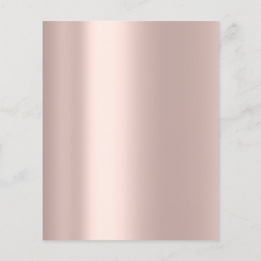 Makeup Beauty Salon Roos Glitter Flyer Lash Brows (Achterkant)