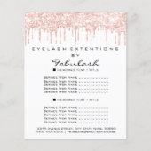 Makeup Beauty Salon Roos Glitter Flyer White Drive (Voorkant)