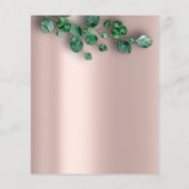 Makeup Beauty Salon Roos Woodland Eucalyptus Flyer (Achterkant)