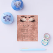 Makeup Beauty Salon Spark Glitter Flyer Blush Lash (Enkel)