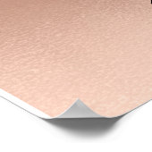 Makeup Beauty Salon Waxing Gold Glam Pink Eyebrows Poster (Hoek)