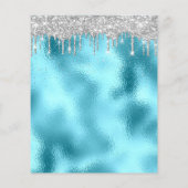 Makeup Beauty SilverOcean Glitter Prijslijst Wimp Flyer (Achterkant)