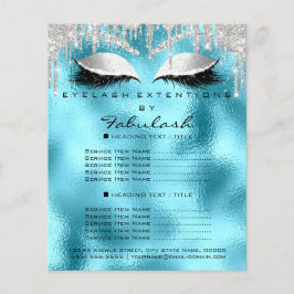 Makeup Beauty SilverOcean  Glitter Prijslijst Wimp Flyer
