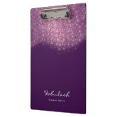 Makeup Beauty Studio Glitter Pink Paars Violet Klembord (Links)