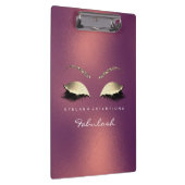 Makeup Beauty Studio Lashes Roos Gold Luxury Klembord (Rechts)