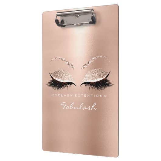Makeup Beauty Studio Lashes Roos Gold White Klembord (Links)