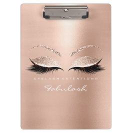 Makeup Beauty Studio Lashes Roos Gold White Klembord