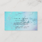 Makeup Blue Eyes Lashes Glitter Ombre Visitekaartje (Achterkant)