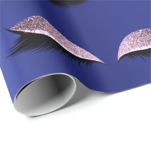 Makeup Blush Eyes Beauty Sapphire Blue Cobalt Cadeaupapier (Rol Hoek)