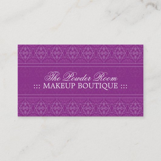 Makeup Boutique Visitekaartje (Voorkant)