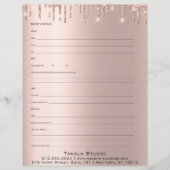 Makeup Bridal Consulting Form Roos Drift Glitter Flyer (Voorkant)