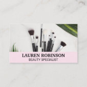 Makeup Brushes en Nail Pools Visitekaartje (Voorkant)