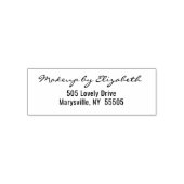 Makeup By Script Name Address Zelfinktende Stempel (Design)