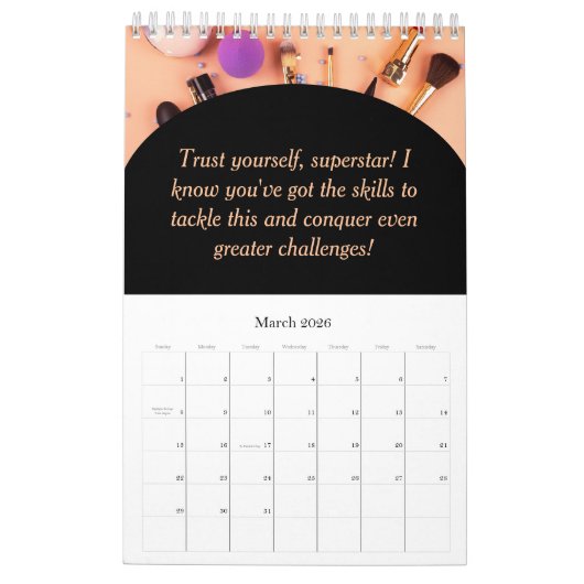 makeup Calendar  Kalender (Mar 2026)