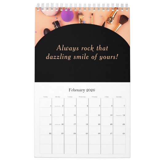 makeup Calendar  Kalender (Feb 2026)