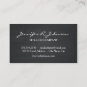 Makeup Chalkboard Black Visitekaartje (Achterkant)